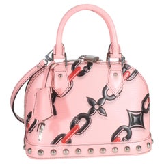 Louis Vuitton Pink Epi Chain Flower Alma BB