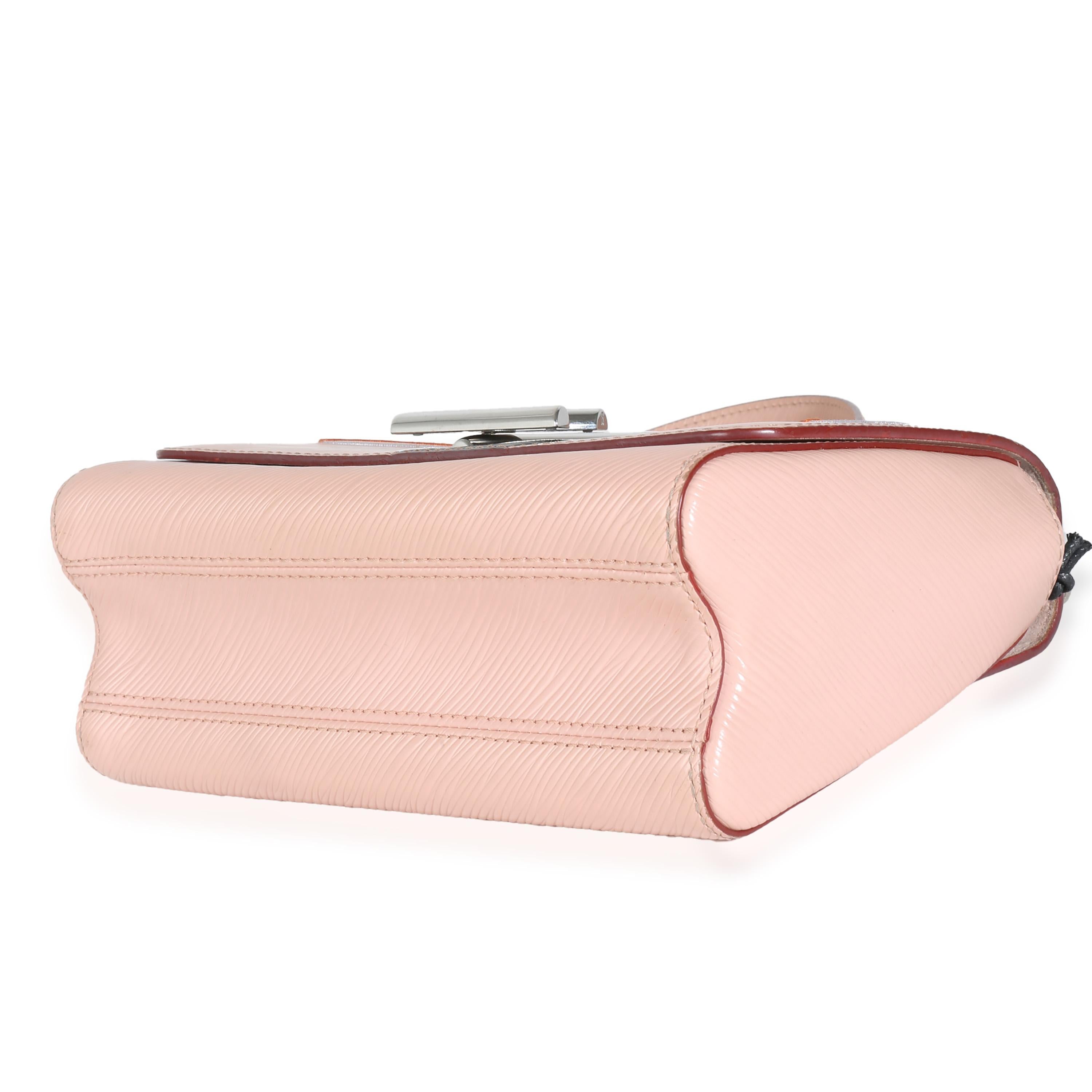 Louis Vuitton rose Epi Exotic Birds Twist MM Pour femmes en vente