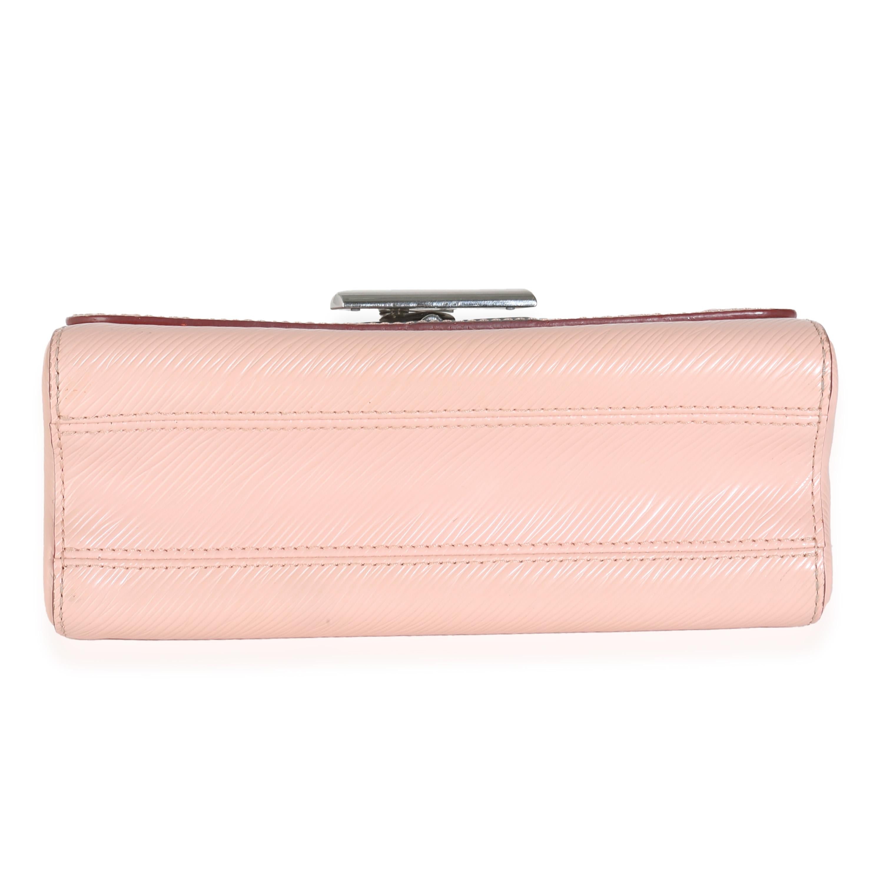 Louis Vuitton rose Epi Exotic Birds Twist MM en vente 3