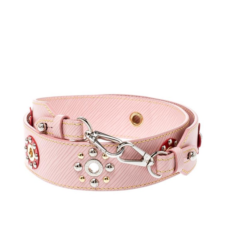 Louis Vuitton Pink Epi Leather Bandouliere Bag Strap For Sale at 1stdibs