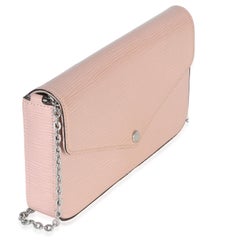 Louis Vuitton Pink Epi Leather Felicie Pochette