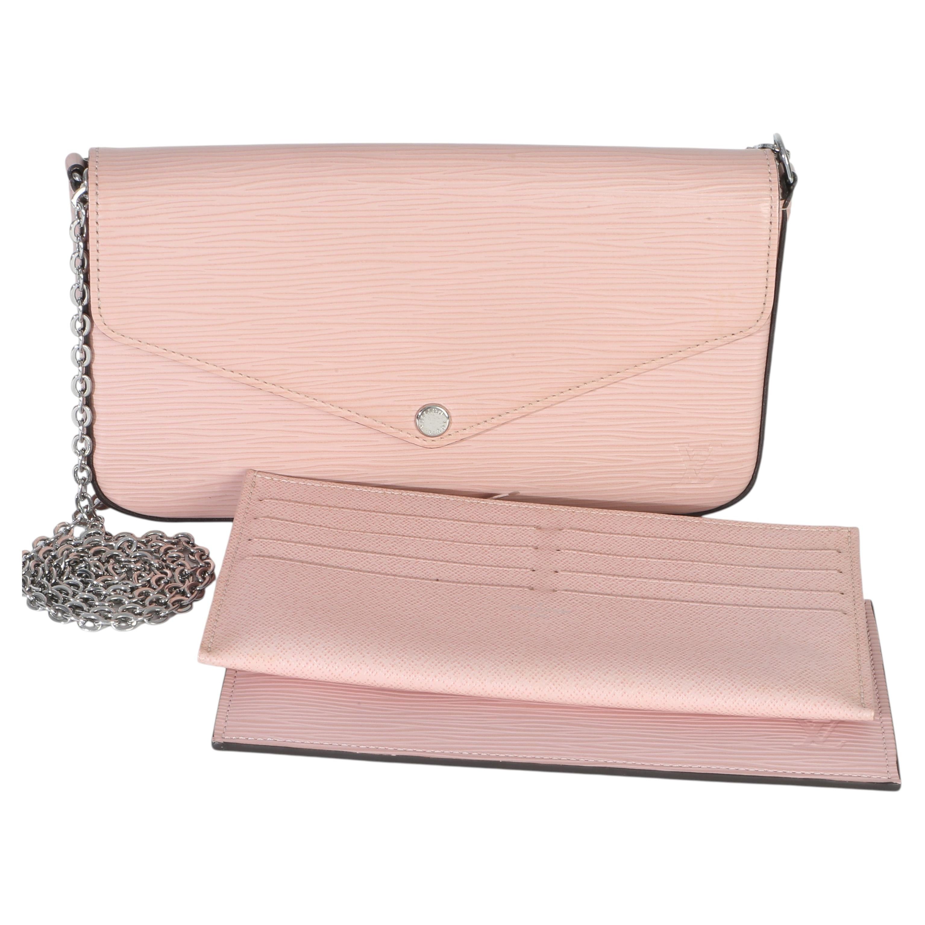 Louis Vuitton Pink Epi Leather Felicie Pochette