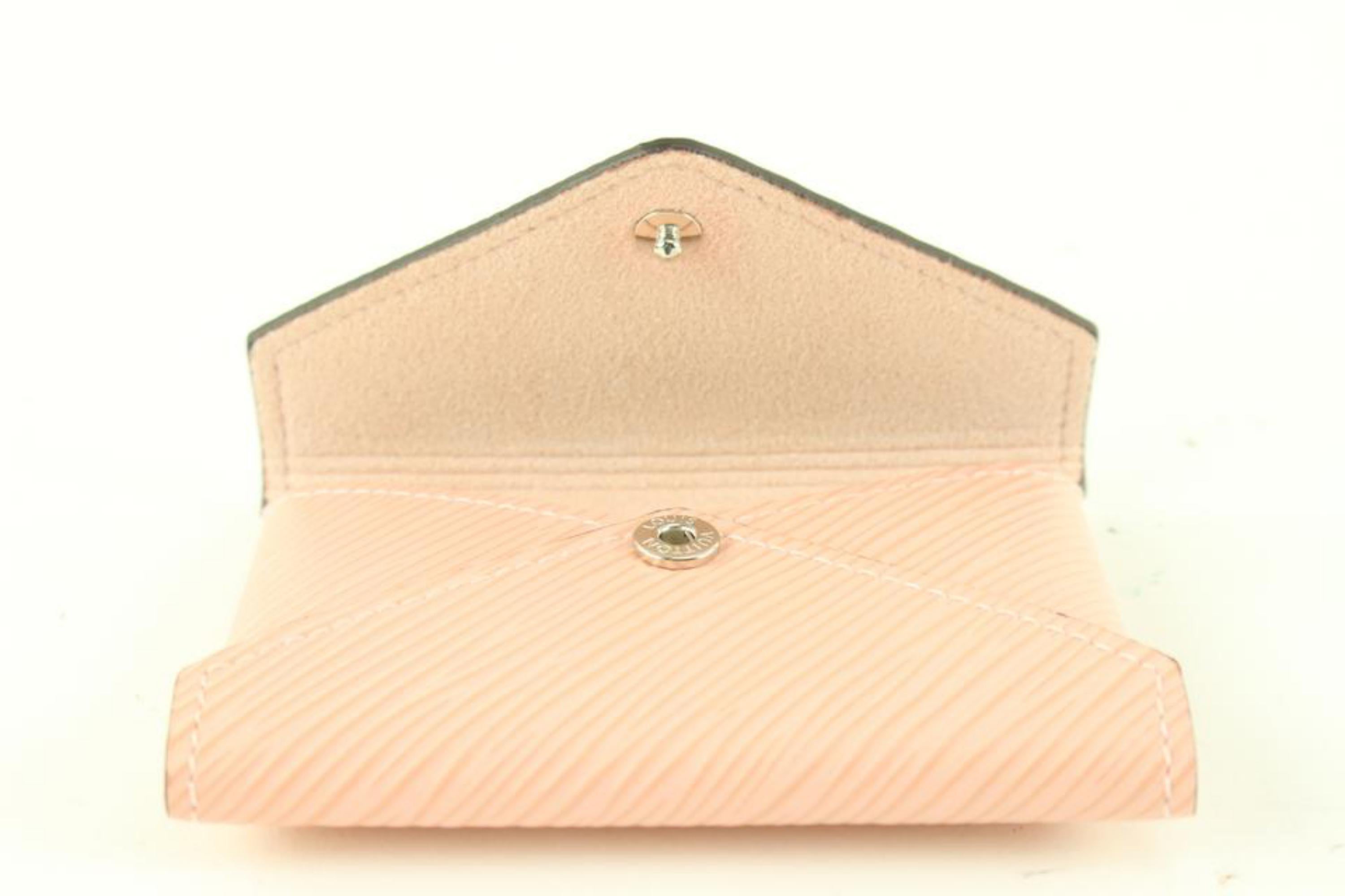 Louis Vuitton Pink Epi Leather Kirigami PM Envelope Pochette Coin Purse 1221lv2 3