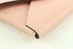 Louis Vuitton - Porte-monnaie enveloppe Kirigami PM en cuir épi rose 1221lv2