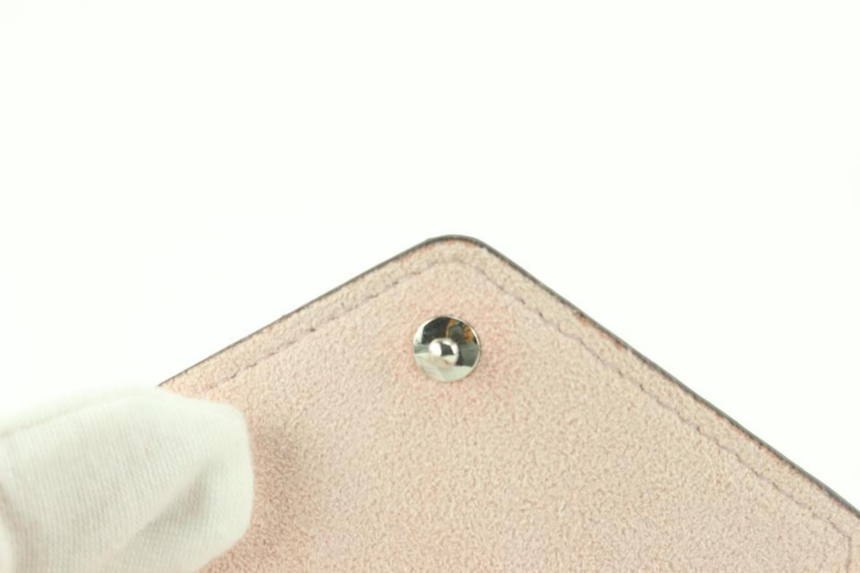 Women's Louis Vuitton Pink Epi Leather Kirigami PM Envelope Pochette Coin Purse 1221lv2