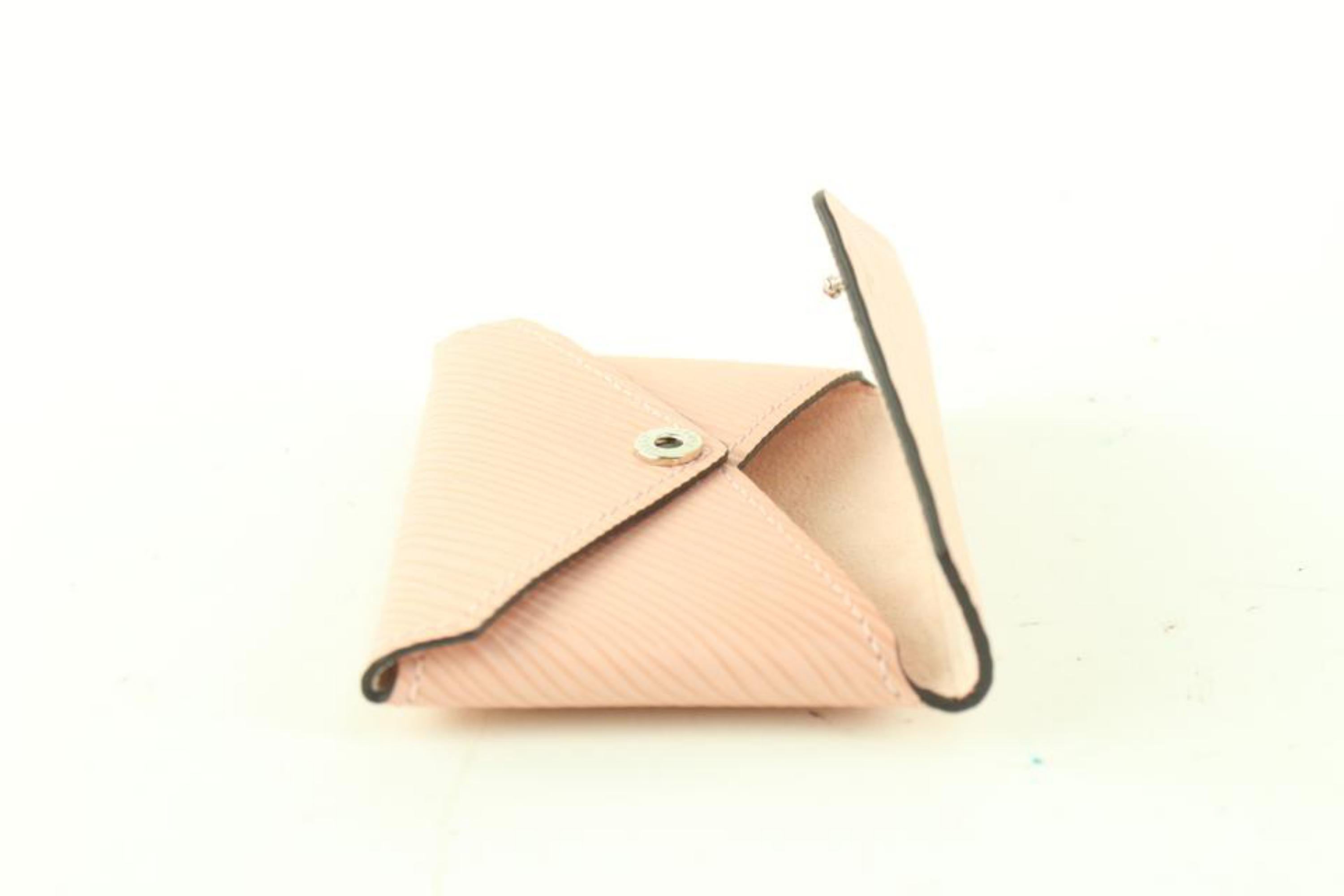 Louis Vuitton Pink Epi Leather Kirigami PM Envelope Pochette Coin Purse 1221lv2 1