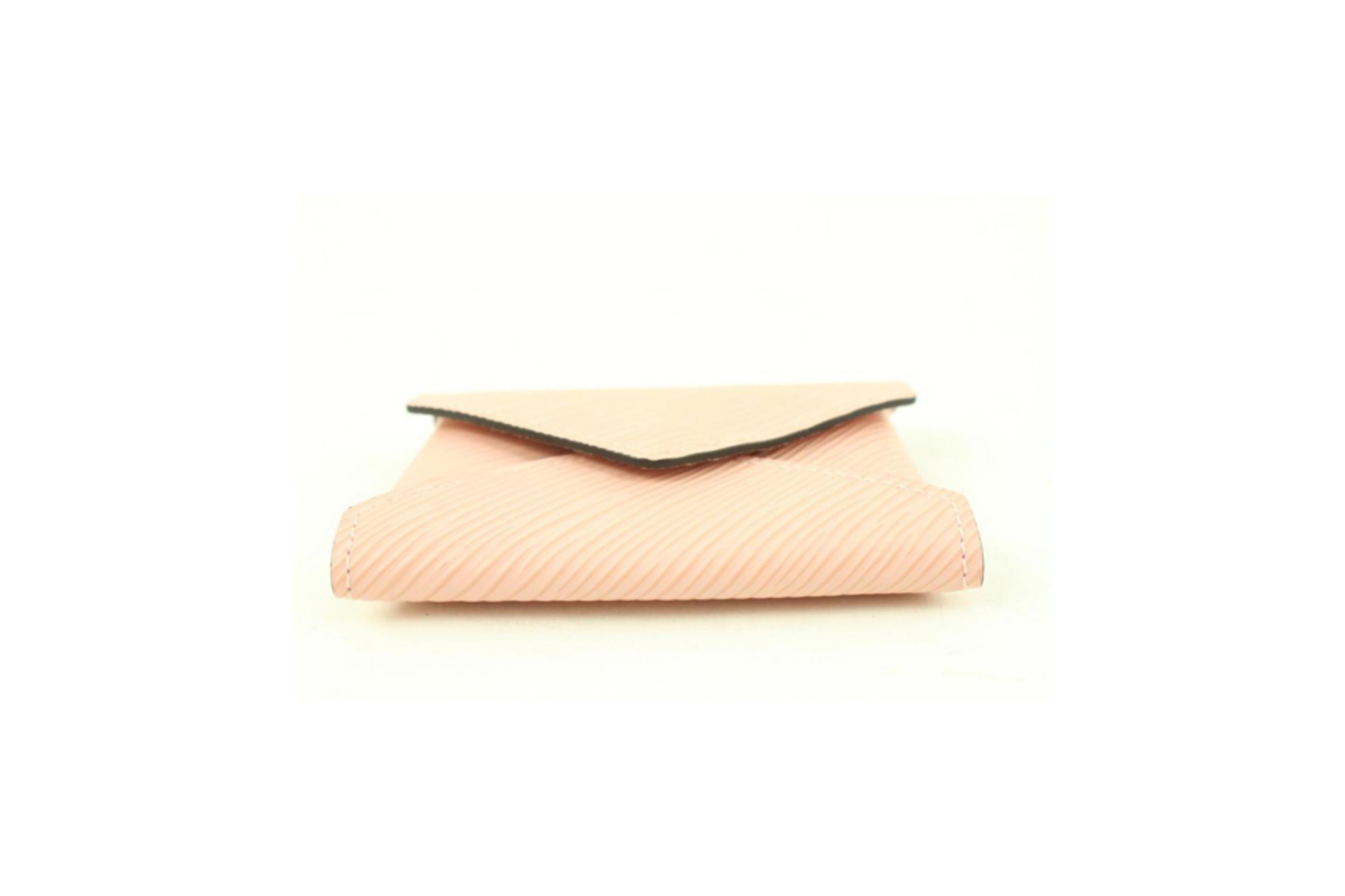Louis Vuitton Kirigami PM Umschlagtasche aus rosa Epi-Leder 75lv24s im Angebot 5