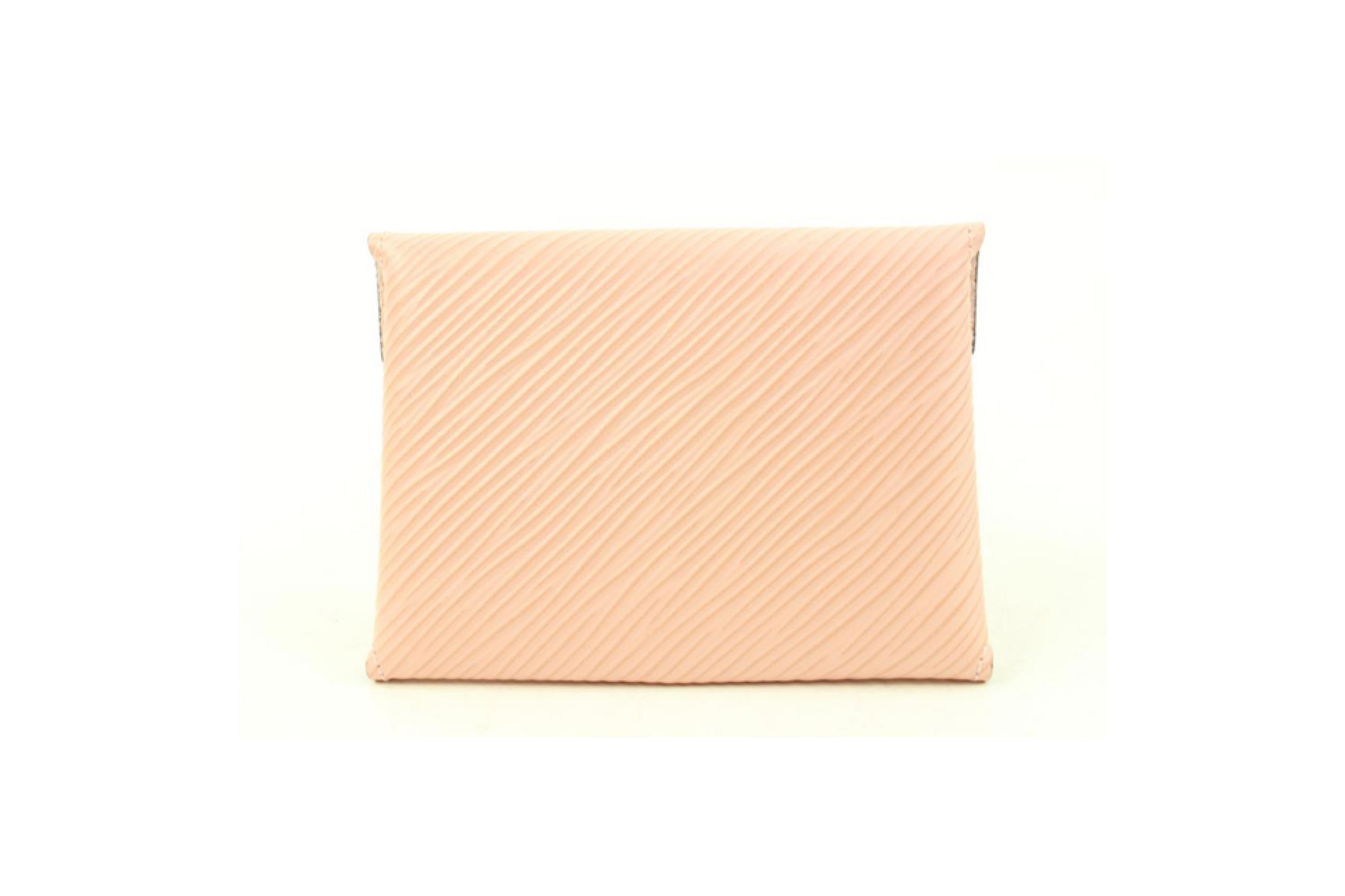 Louis Vuitton Pink Epi Leather Kirigami PM Envelope Pouch 75lv24s
Date Code/Serial Number: SP1159
Made In: France
Measurements: Length:  3.9