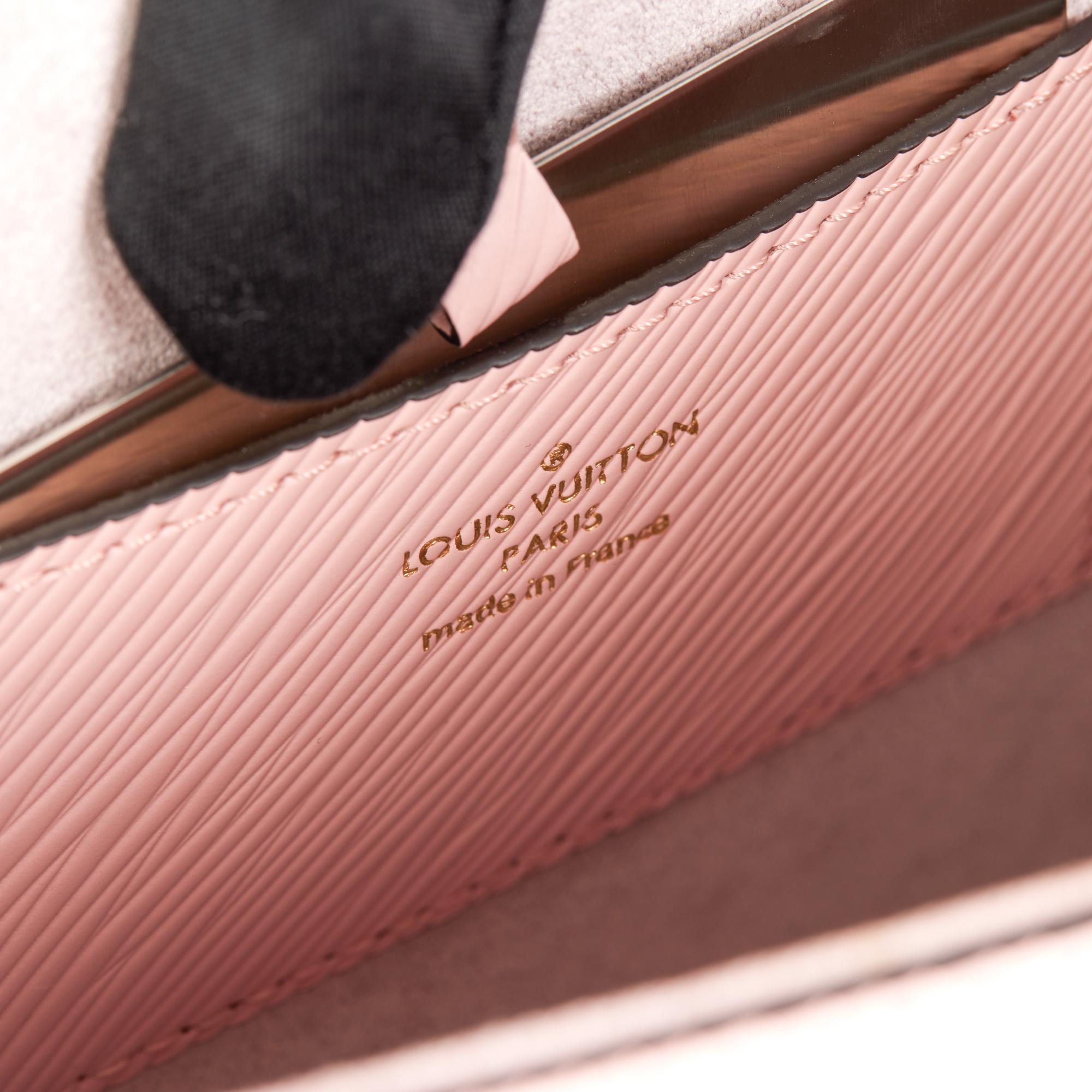 LOUIS VUITTON Pink Epi Leather Limited Edition Bloom Flower Twist MM 2
