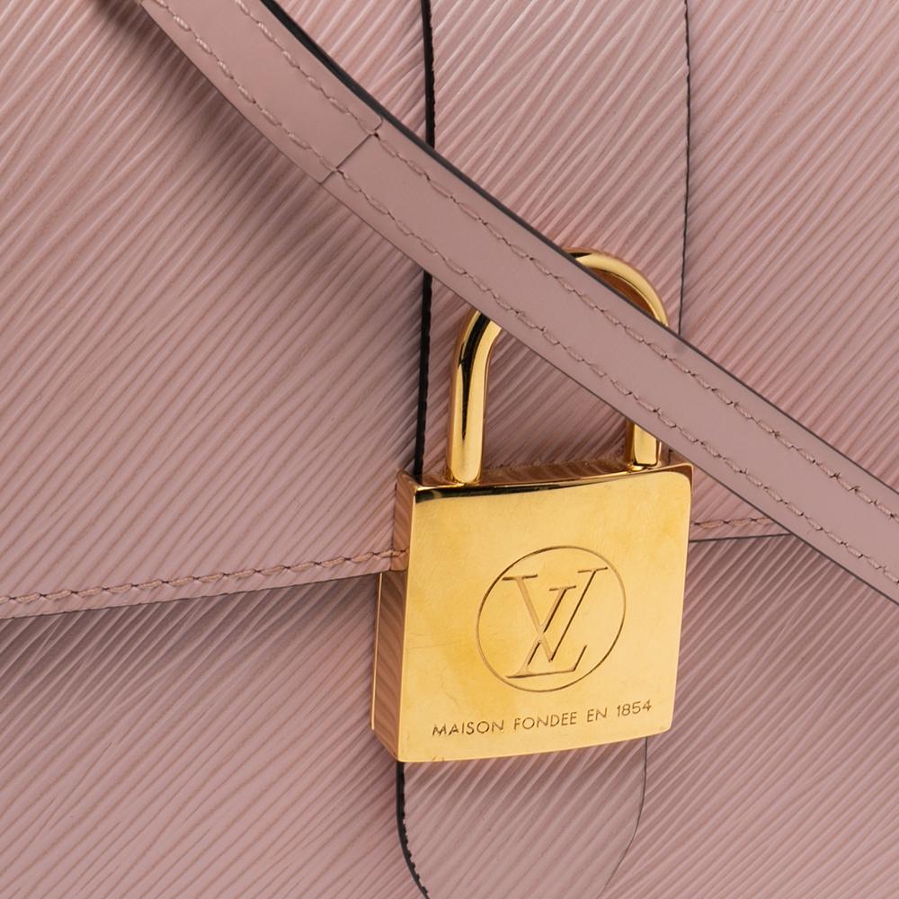 Louis Vuitton Rosa Epi Leder Locky BB Tasche 4