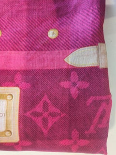 Louis Vuitton pink foulard