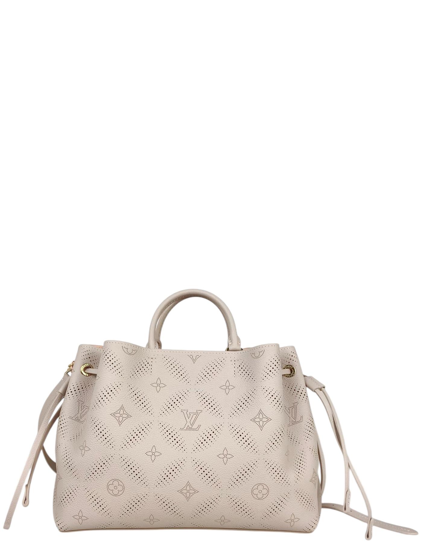 Louis Vuitton Rosa/Grigio Monogram Mahina Bloom Bella Tote In condizioni ottime in vendita a New York, NY