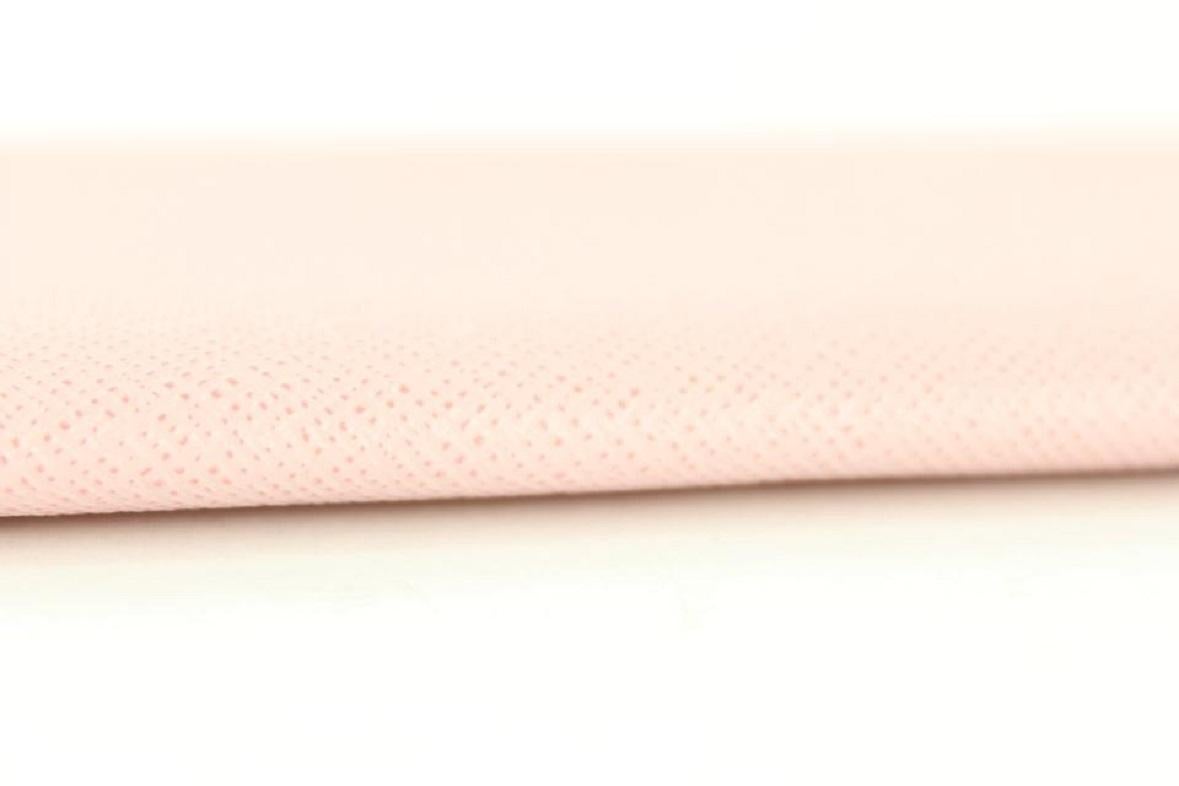 Louis Vuitton Pink Leather Felicie Insert Card Holder  9LVL859 4