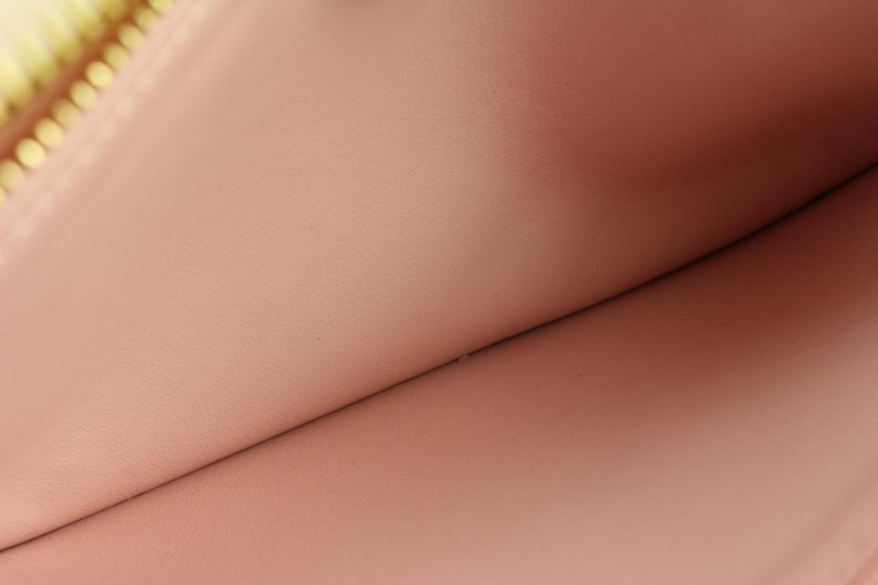 Louis Vuitton Empreinte Stardust Brieftasche mit langem Reißverschluss aus rosa Leder mit Monogramm 91lk68s im Zustand „Neu“ im Angebot in Dix hills, NY