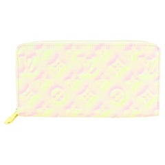 Louis Vuitton Pink Leather Monogram Empreinte Stardust Long Zippy Wallet 91lk68s