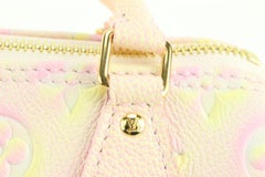 Louis Vuitton Pink Leather Monogram Empreinte Stardust Nano Speedy Bandouliere 9