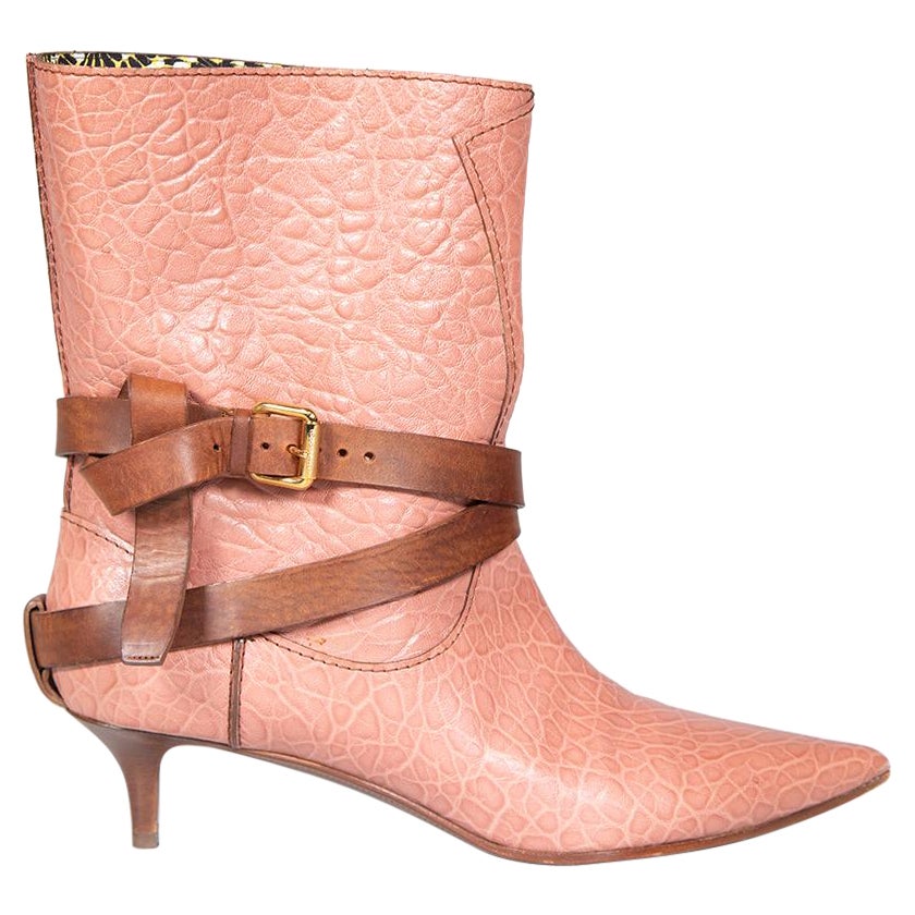 Botas Escapada Dulce Piel Rosa Louis Vuitton Talla IT 39.5