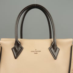 LOUIS VUITTON Pink Leather Veau Cachemire W PM Monogram Tote