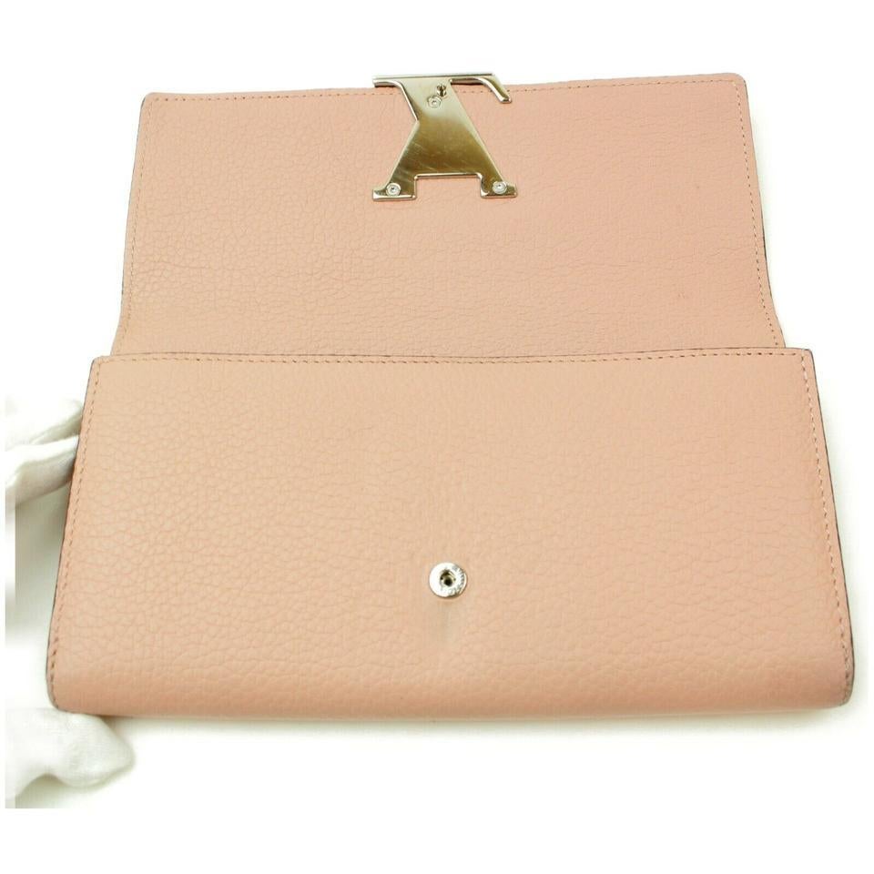 Louis Vuitton Pink Long Capucines Taurillon Leather 872254 Wallet 6