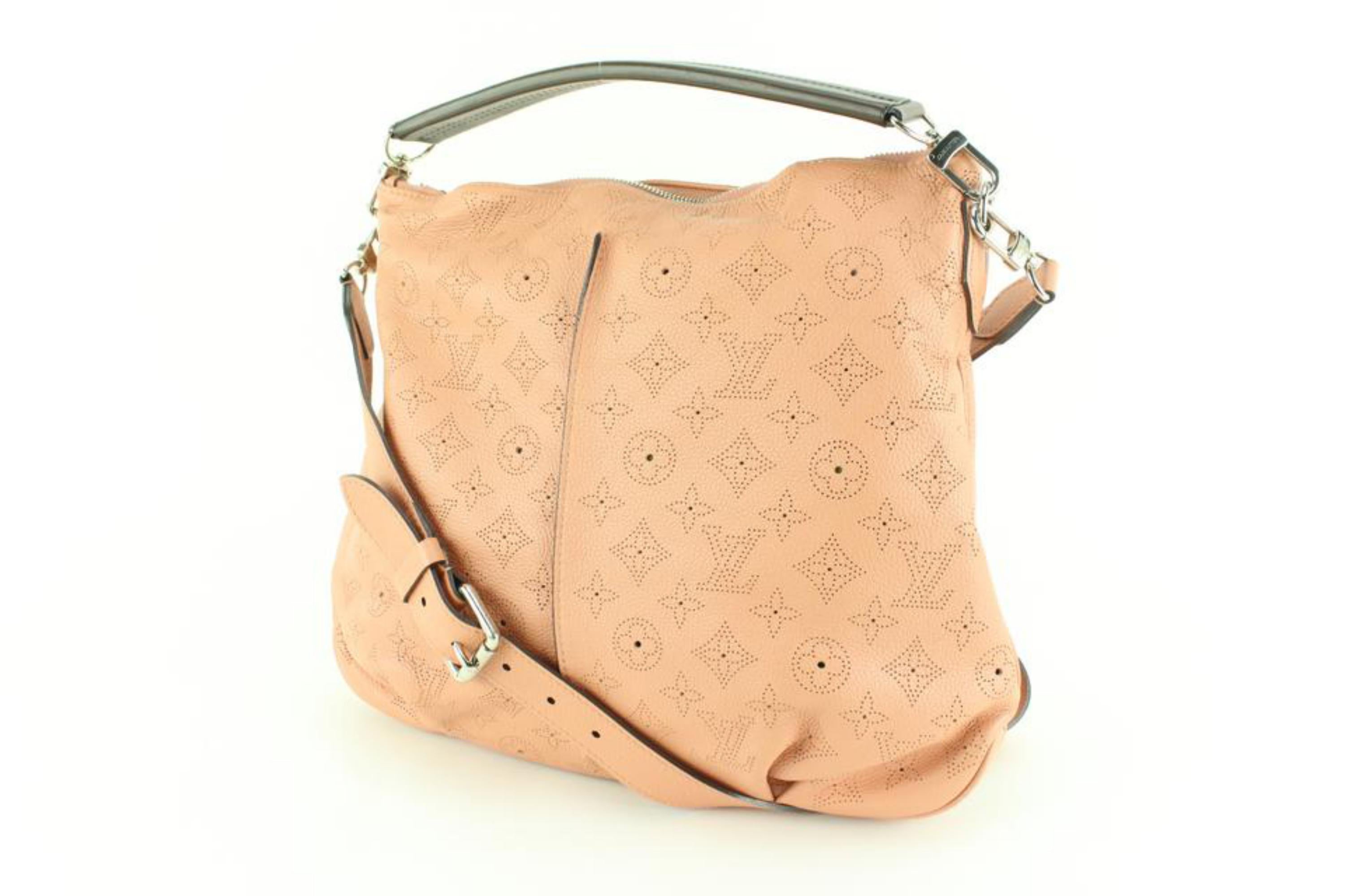 Louis Vuitton Pink Mahina Leather Selene PM 2way Bag 25lk69s 4