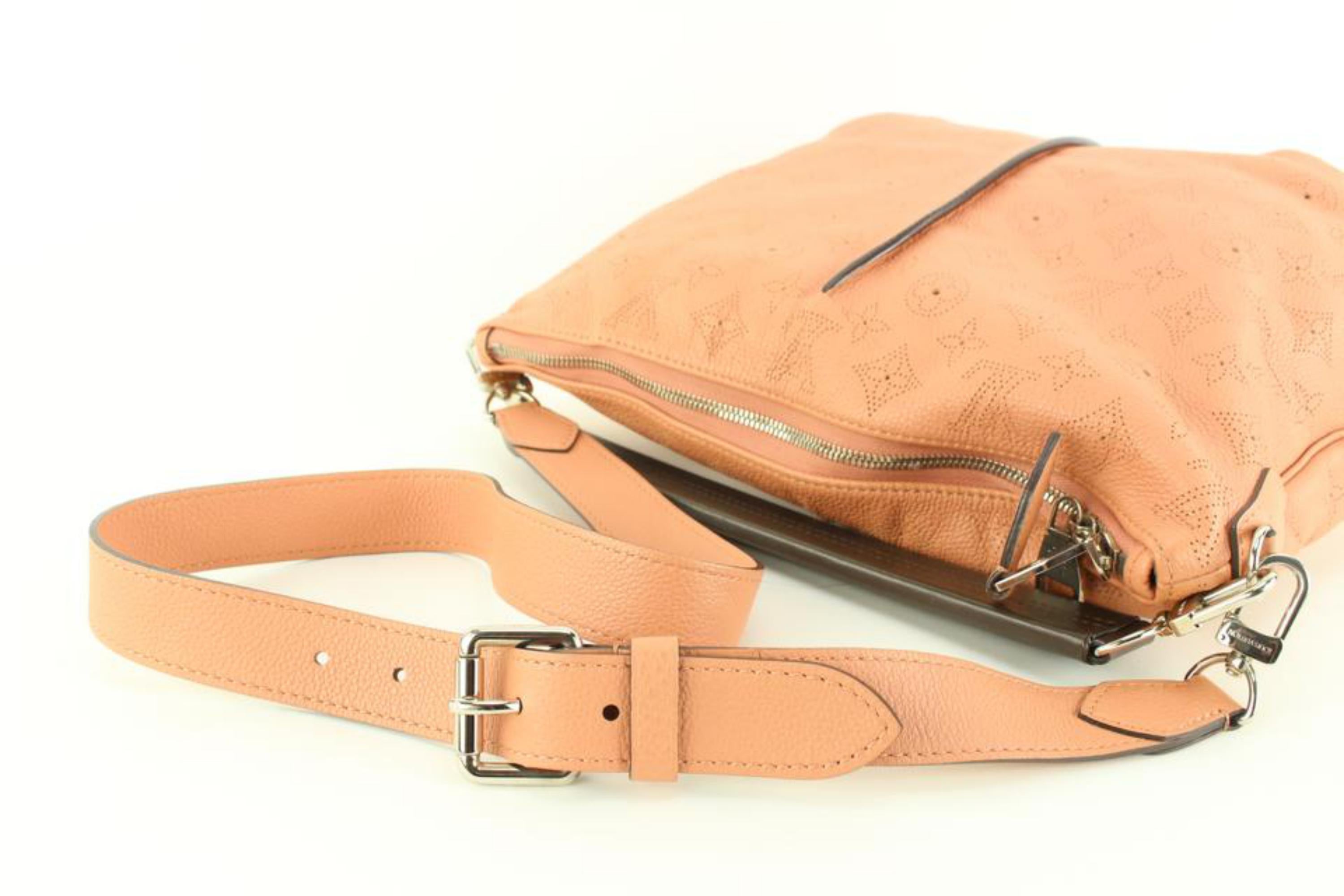 Louis Vuitton Pink Mahina Leather Selene PM 2way Bag 25lk69s 1