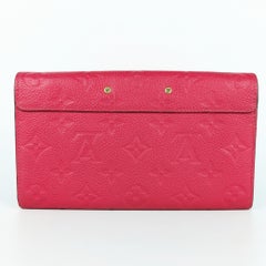 Louis Vuitton Pink Metis Empreinte Leather Wallet
