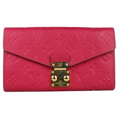 Louis Vuitton Pink Metis Empreinte Leather Wallet