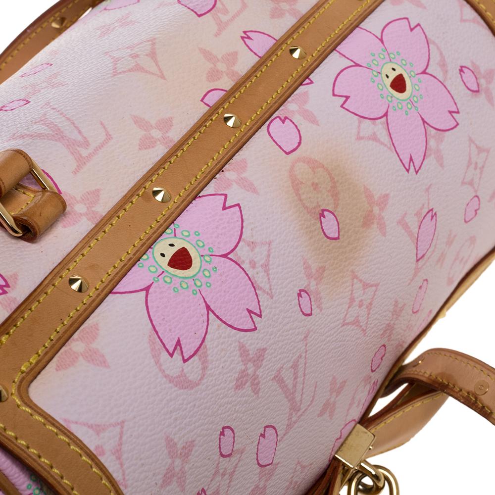 Louis Vuitton Pink Monogram Canvas Limited Edition Cherry Blossom Papillon Bag 1