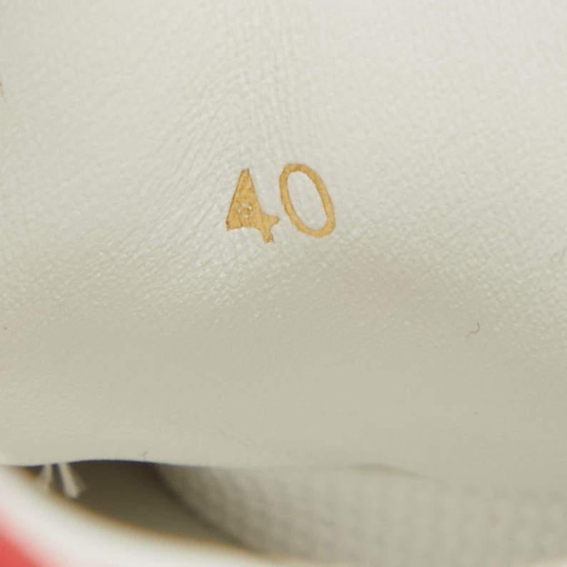 Louis Vuitton Pink Monogram Canvas Time Out Sneakers Size 40 For Sale 3