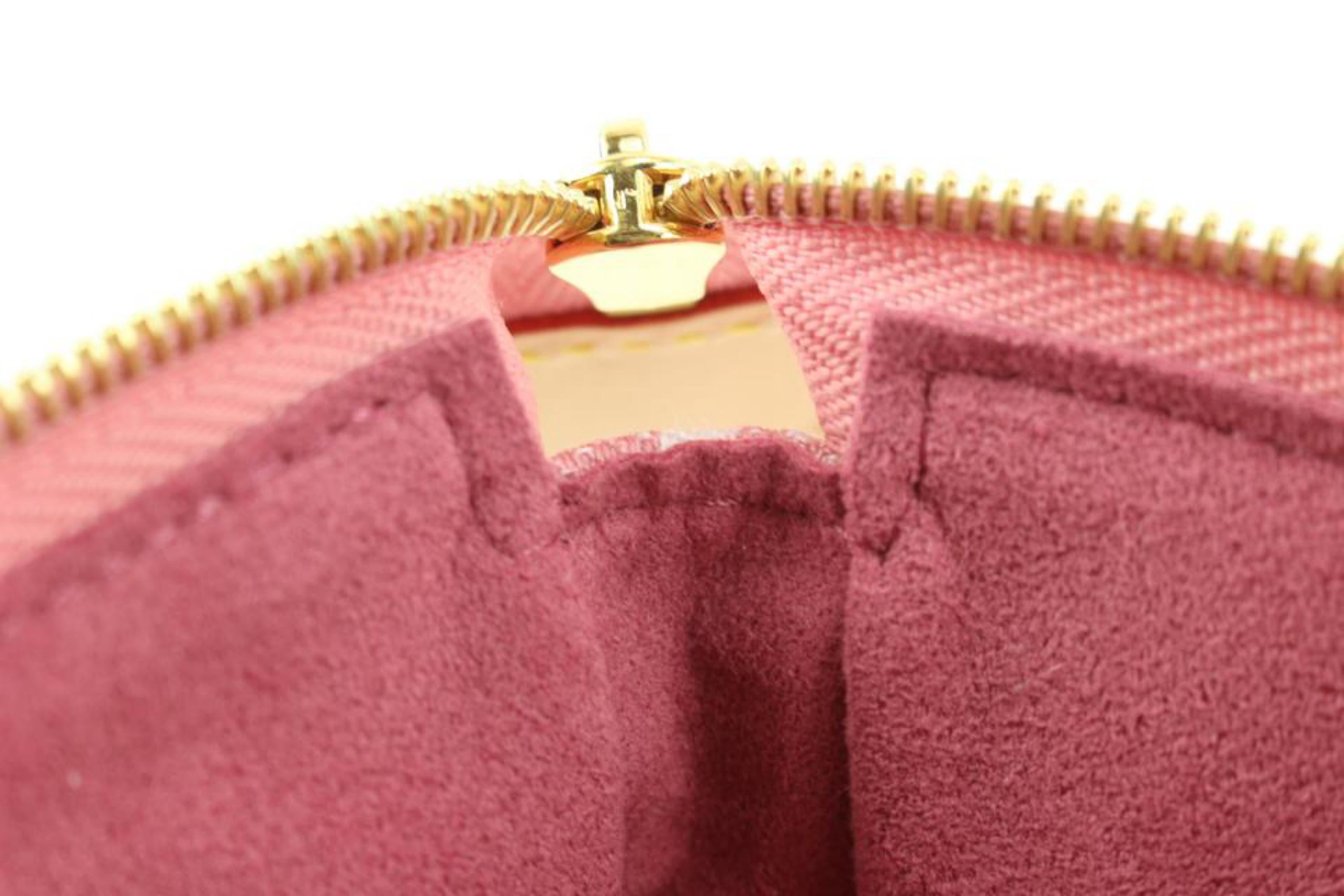lv pouch pink