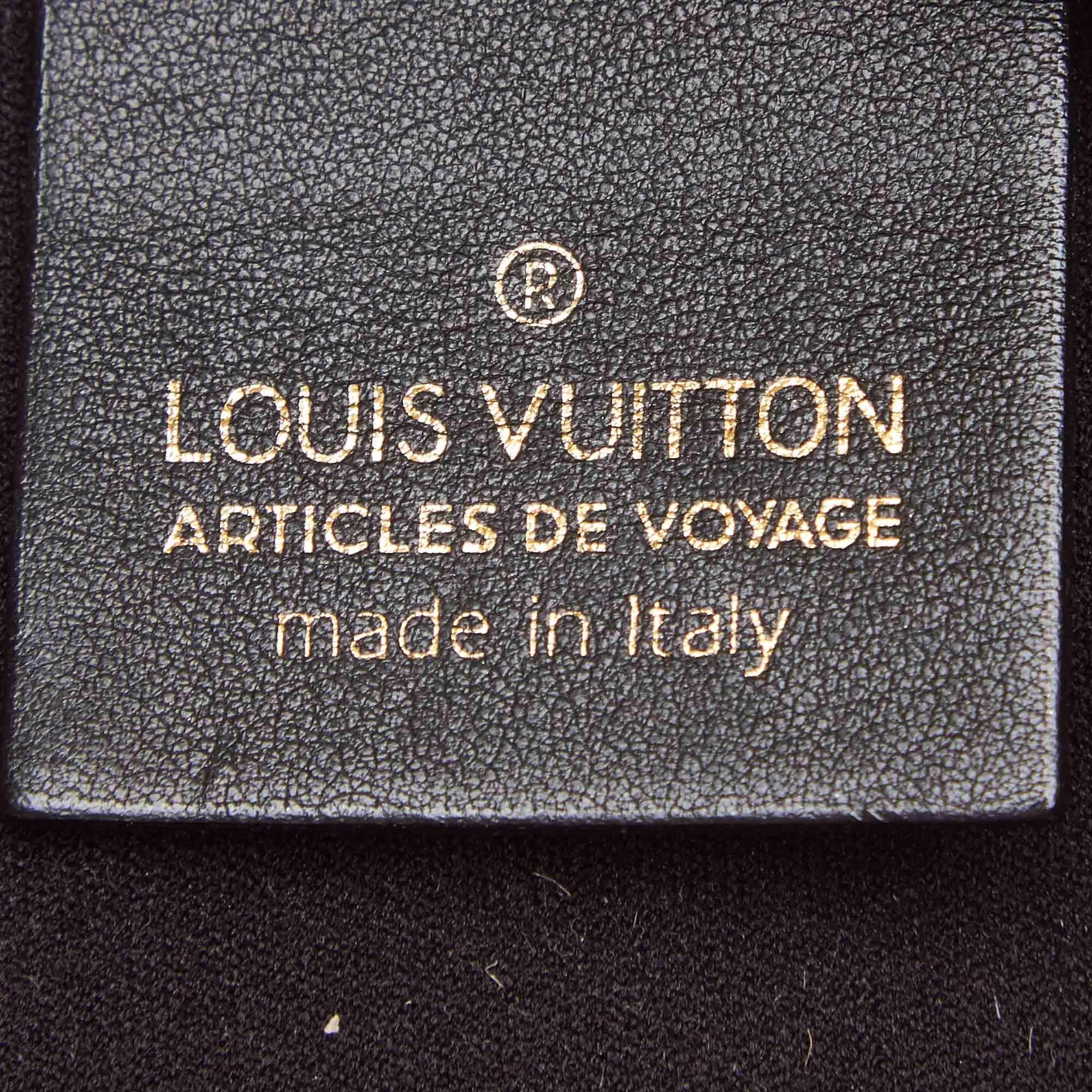 Louis Vuitton Pink Monogram Embossed Scuba Clutch 2