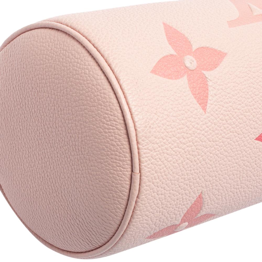 Louis Vuitton Pink Monogram Empreinte Leather Papillon BB Carryall Bag 2