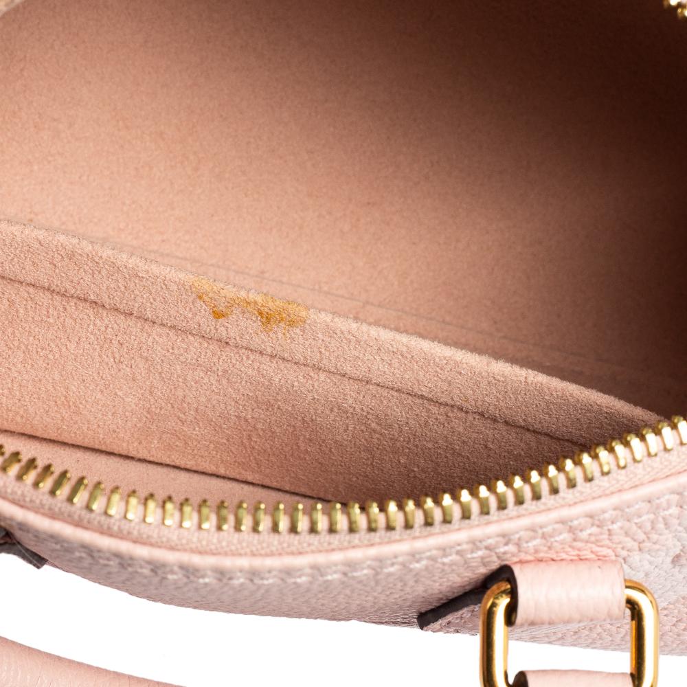 Louis Vuitton Pink Monogram Empreinte Leather Papillon BB Carryall Bag 4