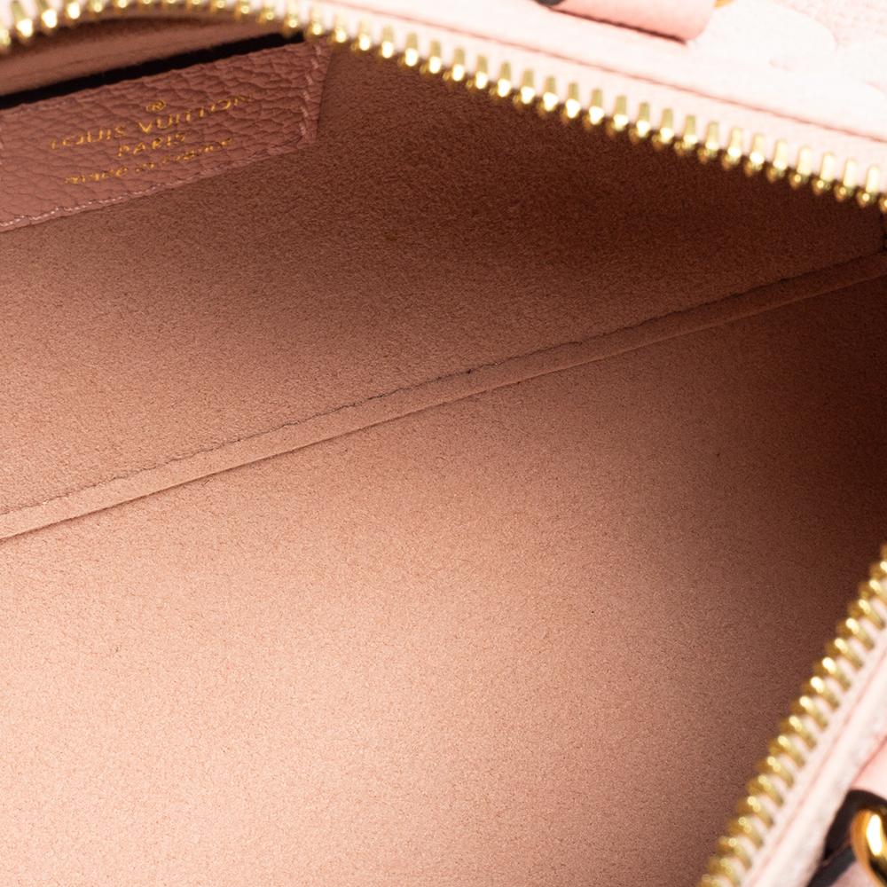 Louis Vuitton Pink Monogram Empreinte Leather Papillon BB Carryall Bag 5