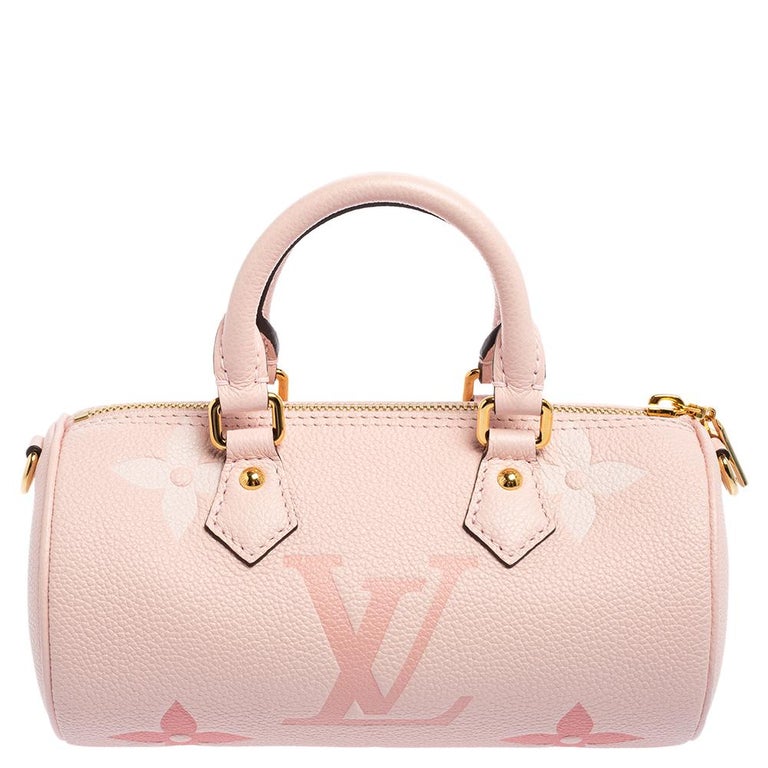 white and pink lv purse