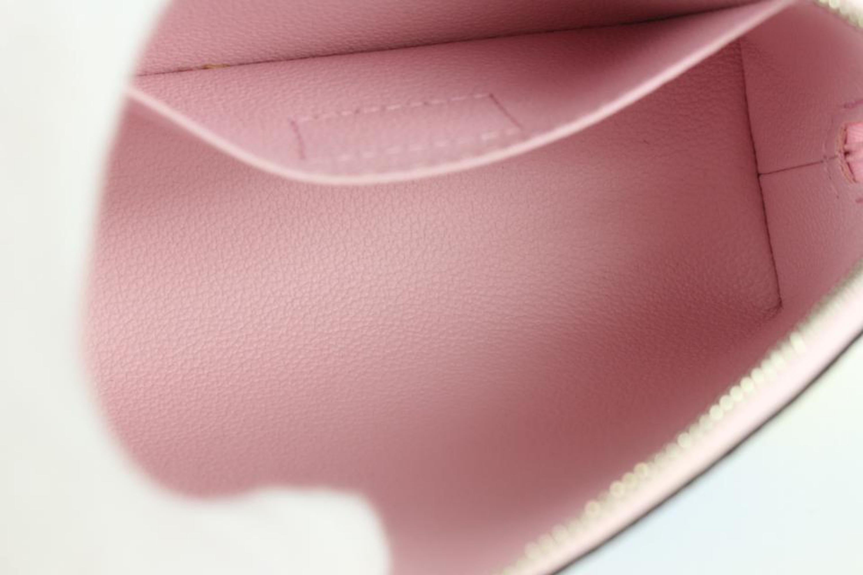 Louis Vuitton Pink Monogram Escale Tye Dye Cosmetic Pouch PM 11LVJ1025 For Sale 5