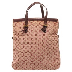 Louis Vuitton Pink Monogram Mini Lin Francoise Cherry Tote Bag