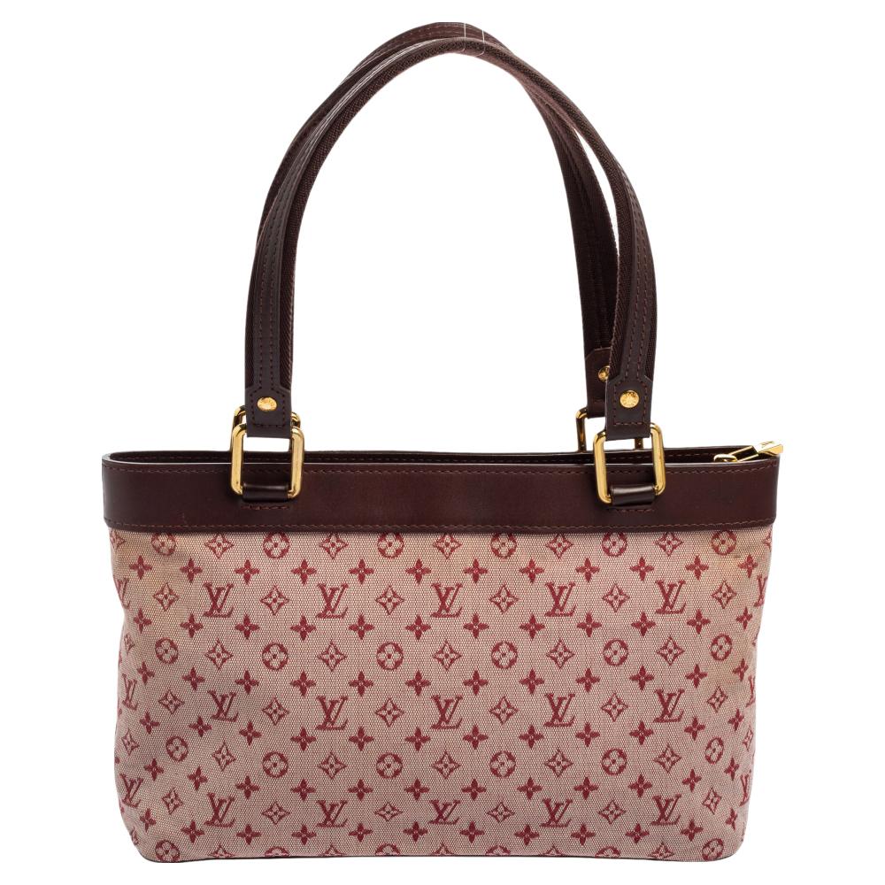 Brown Louis Vuitton Pink Monogram Mini Lin Lucille PM TST Bag