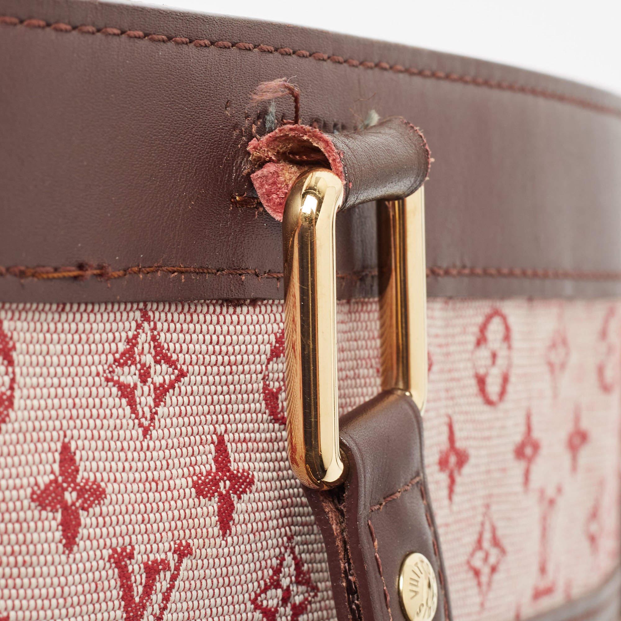 Louis Vuitton Pink Monogram Mini Lin Lucille PM TST Bag 3