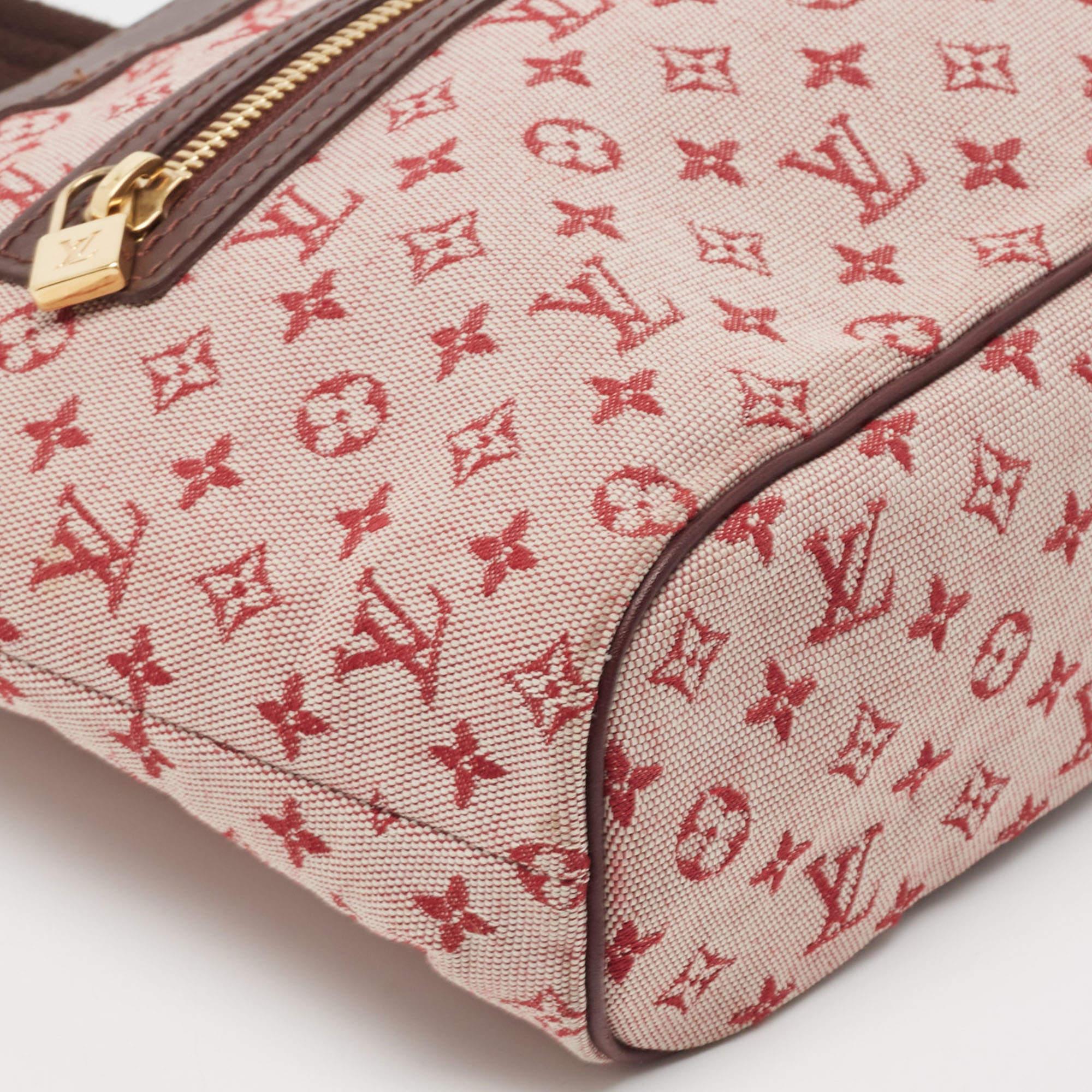 Louis Vuitton Pink Monogram Mini Lin Lucille PM TST Bag 4
