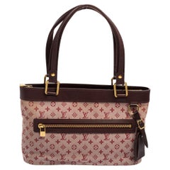 LOUIS VUITTON Speedy Mini Lin Monogram pink at 1stDibs