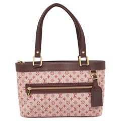 Louis Vuitton Pink Monogram Mini Lin Lucille PM TST Bag