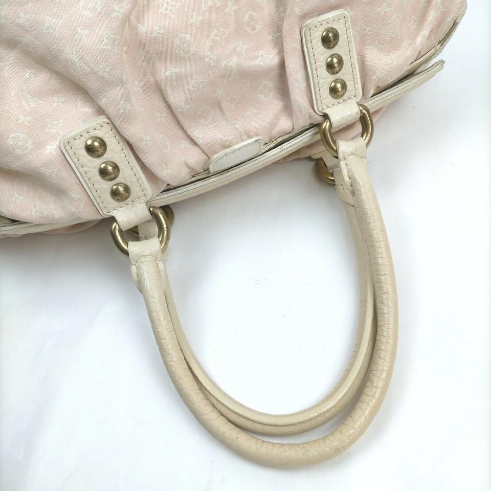 Women's Louis Vuitton Pink Monogram Mini Lin Trapeze GM Speedy Boston Bag 862977 
