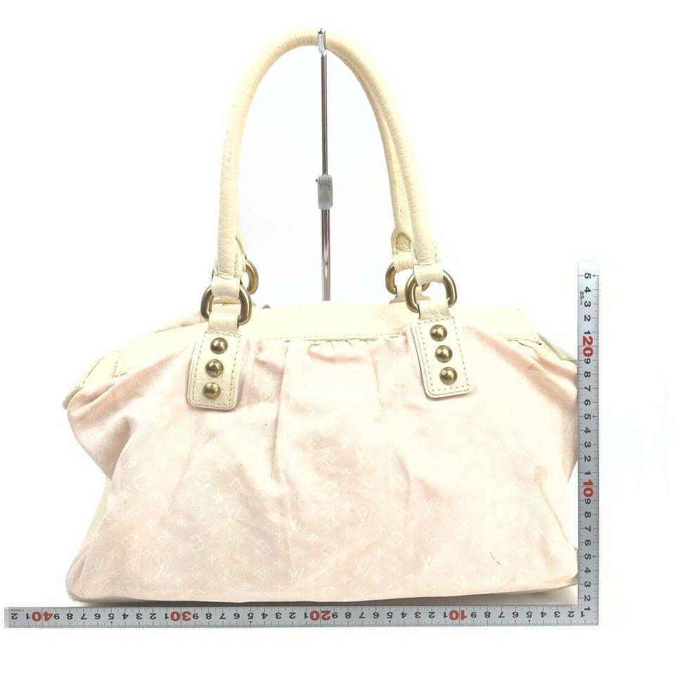 Louis Vuitton Pink Monogram Mini Lin Trapeze GM Speedy Boston Bag 862977  4