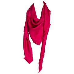 Louis Vuitton Pink Monogram Silk Shawl