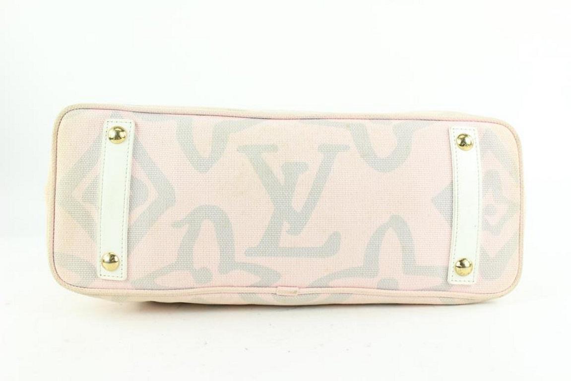 Louis Vuitton Pink Monogram Tahitienne Cabas PM Tote bag 54629 ... 630lvs616 For Sale 2