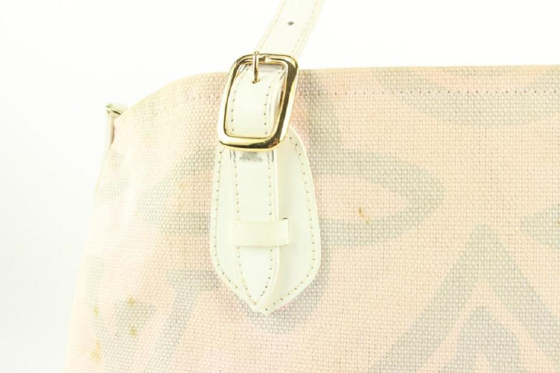 Louis Vuitton Pink Monogram Tahitienne Cabas PM Tote bag 54629 ... 630lvs616 For Sale 4