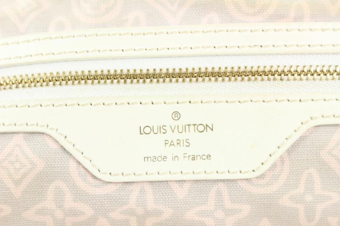 Louis Vuitton Rosa Monogramm Tahitienne Cabas PM Tragetasche 54629 ... 630lvs616 (Weiß) im Angebot
