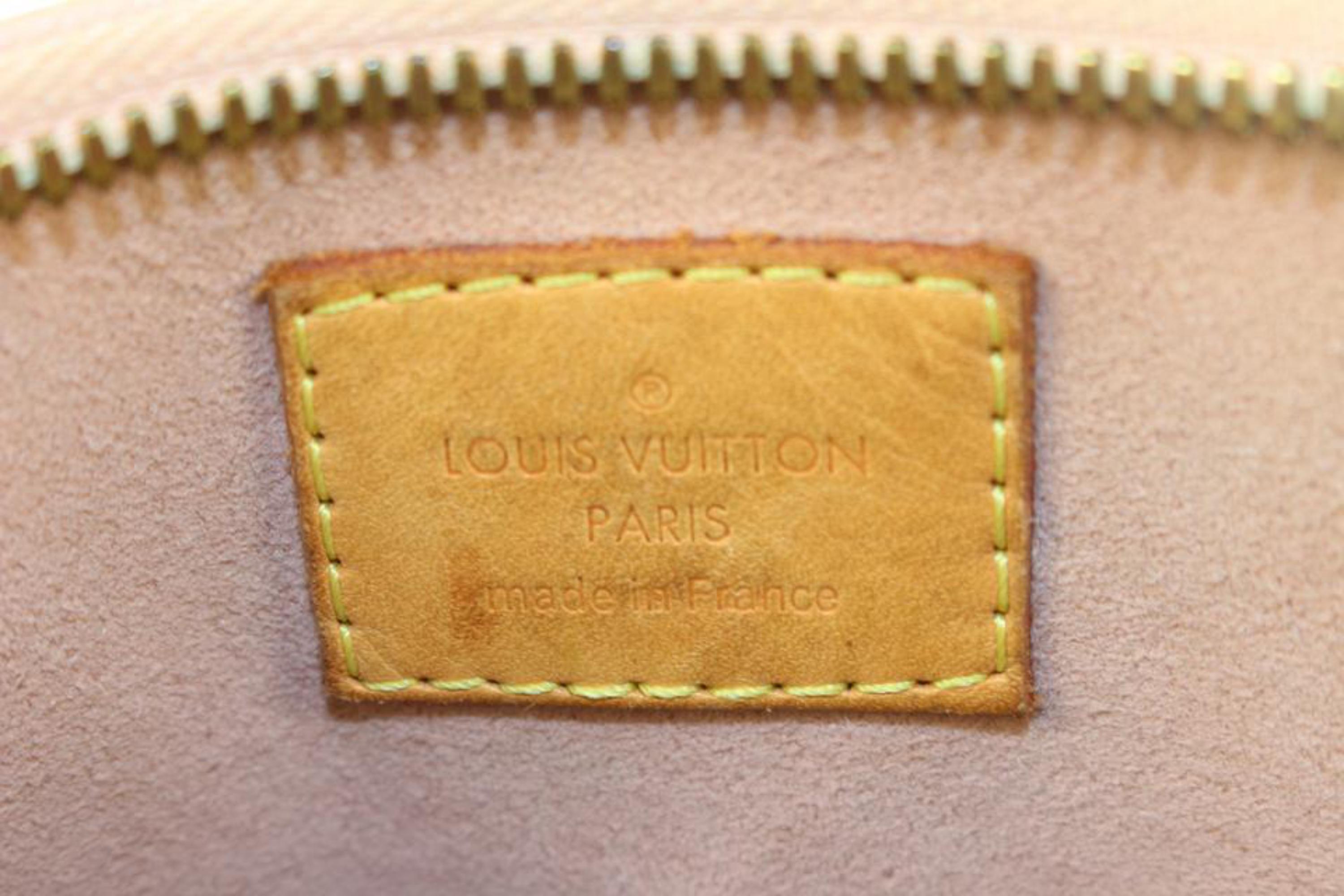 Beige Sac fourre-tout Louis Vuitton rose monogrammé V BB 36lk62s en vente