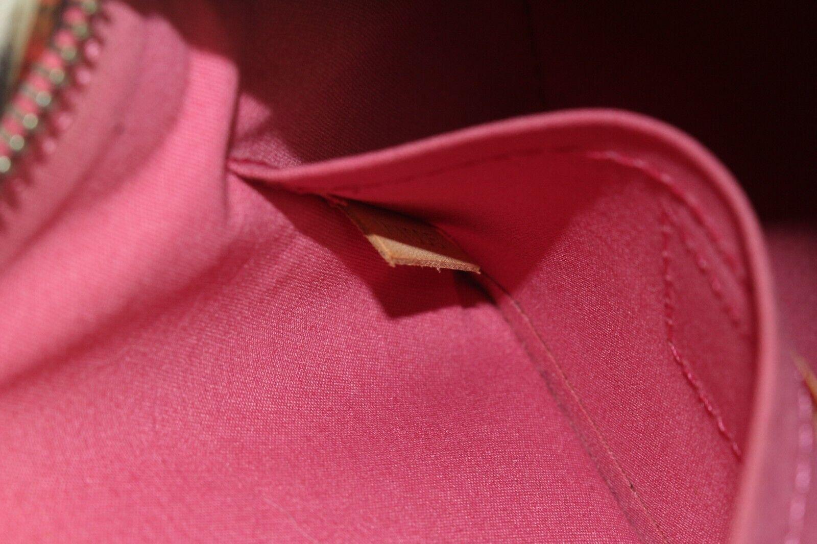 Women's Louis Vuitton Pink Monogram Vernis Minna 3LK1012K For Sale
